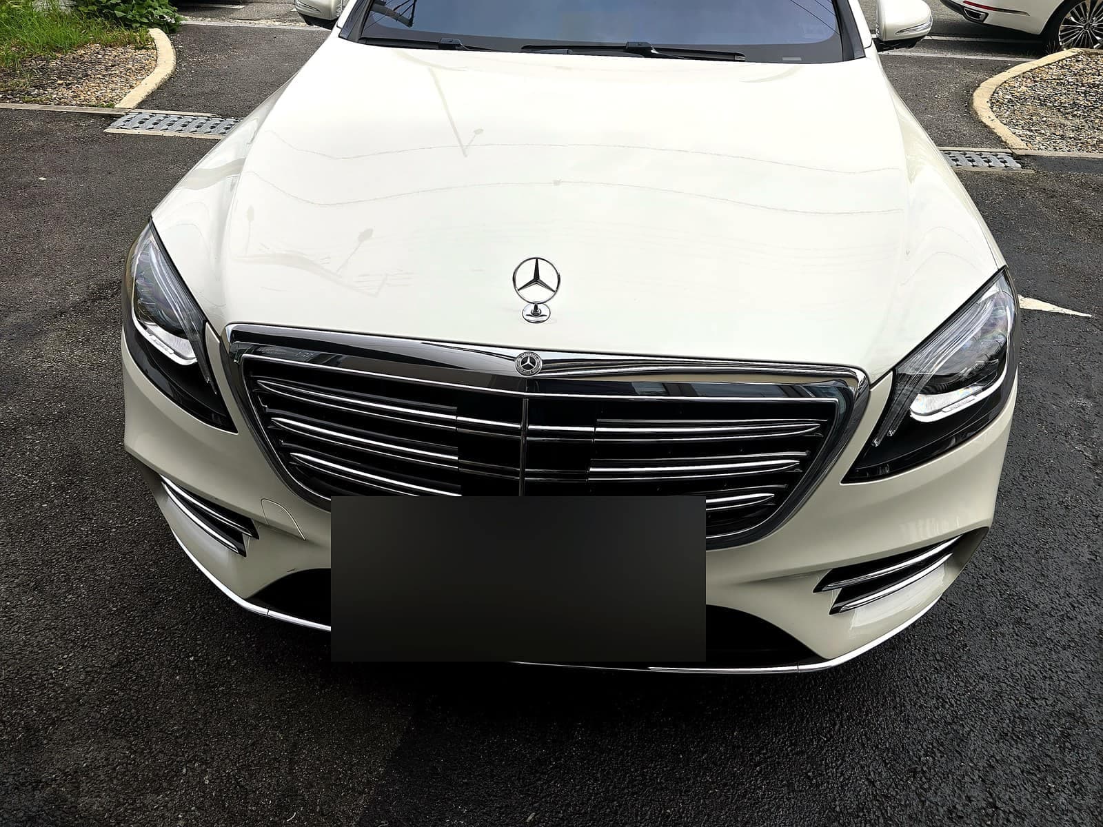 수완광산점 H모터스에 좌측 전면 기능이상 경고등으로 입고된 벤츠 S350d